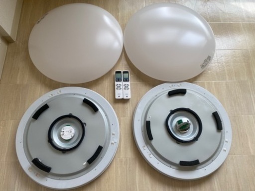 LEDシーリングライト　2個セット　多機能