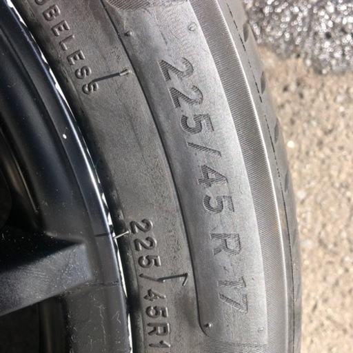 【値下げ】WV フォルクスワーゲン 純正ホイール&ミシュランタイヤ 225/45R17