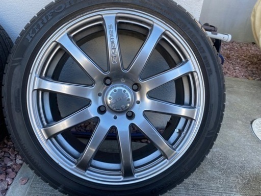 RAYS G-games 77S 215/45ZR17 91W 希少4穴　17インチ