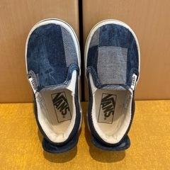 【美品】VANS スニーカー スリッポン 14cmの画像