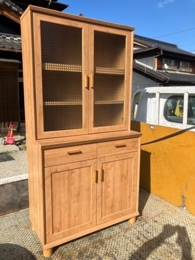 【美品】ナチュラル系食器棚