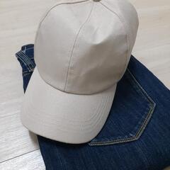 ⑦スリコ　キャップ　ベージュ系