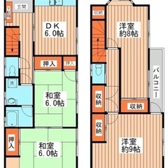 大家直接 初期費用・家賃破格！ 我孫子市我孫子！駐車場無料！ペット可！の画像