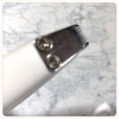 ꒰未使用꒱ペット用 充電式LEDライト 防水小型電動バリカン 白 部分ヘアカットの画像