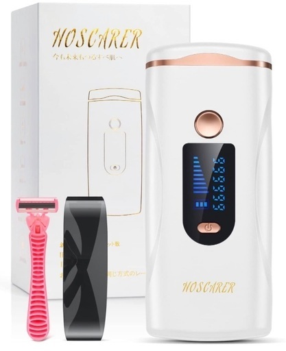 【受付中止】【新品】HOSCARER脱毛器／8週間で永久脱毛