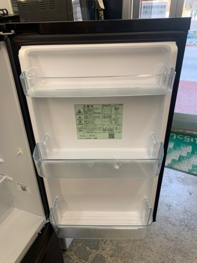 極美品　2020年製 Panasonic 168L 2ドア冷凍冷蔵庫 NR-B17DW-T 高年式 パナソニック マットビターブラウン