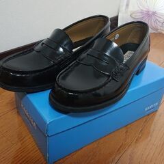 ローファー 黒 24.5㎝ 3E