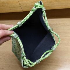 【おまけ】未使用グリーン巾着袋の画像