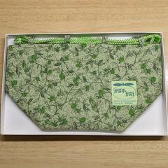 【おまけ】未使用グリーン巾着袋の画像