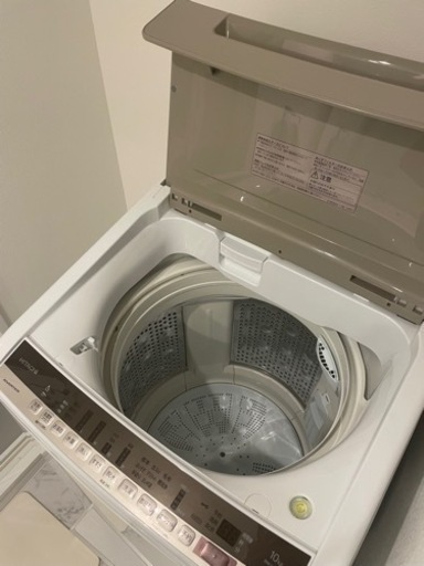 【超美品】2020年製 日立洗濯機（10kg） BW-100E 保証2026年7月まで有り！
