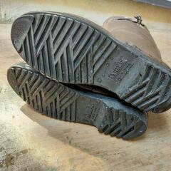 AIGLE☆フランス製レインブーツ　長靴　37サイズ　ブラウン　エーグルの画像