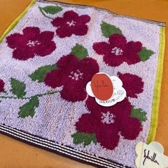 ハンカチ　タオル生地の画像