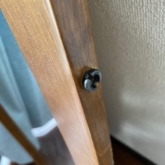 アンティーク楕円形姿鏡の画像