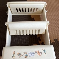 お風呂用3段ラック　ピーターラビット