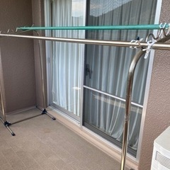  画像にマMORY ステンレス組立式物干し台 らくらくほっせFｒ...