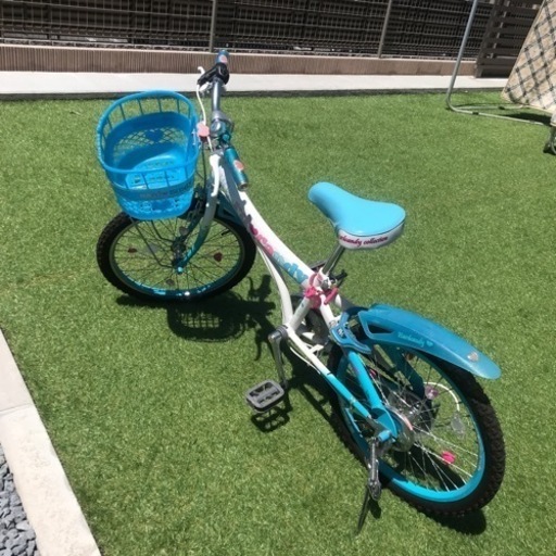 子ども自転車　女の子　20型　ほぼ乗ってない