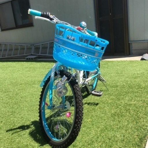 子ども自転車　女の子　20型　ほぼ乗ってない