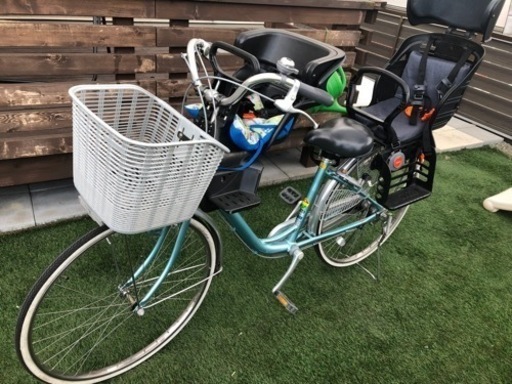 （取り引き決定）自転車　チャイルドシート前後セット　※バラ売り可