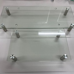 [ほぼ無料] モニター台（強化ガラス製）の画像