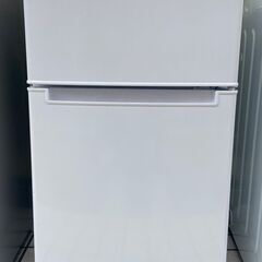 【レガストック川崎本店】】ハイアール オリジナルベーシック 冷蔵庫 ホワイト BR-85A-W [2ドア /右開きタイプ /85L] [冷凍室 25L]の画像