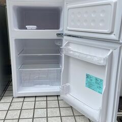 【レガストック川崎本店】】ハイアール オリジナルベーシック 冷蔵庫 ホワイト BR-85A-W [2ドア /右開きタイプ /85L] [冷凍室 25L]の画像