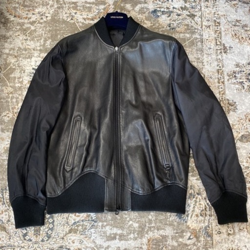 2020年秋購入　ヴィトン福岡店　レザージャケット　ナイロン　リバーシブル