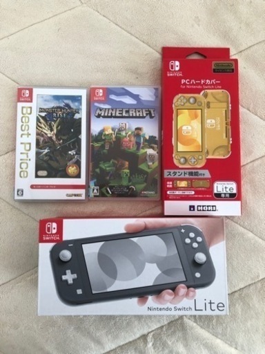 Nintendo Switch Lite グレー　ソフトセット