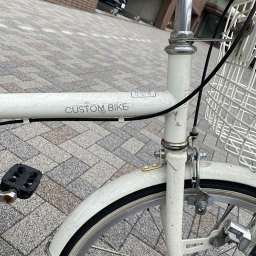 自転車　20インチ(子供用)　ホワイト