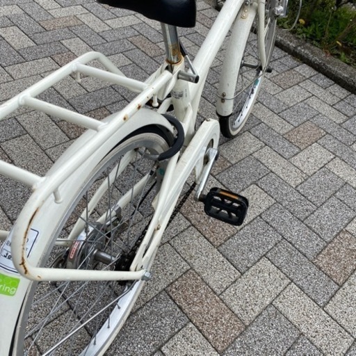自転車　20インチ(子供用)　ホワイト