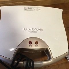 つっぱり棚　ホットサンドメーカーの画像