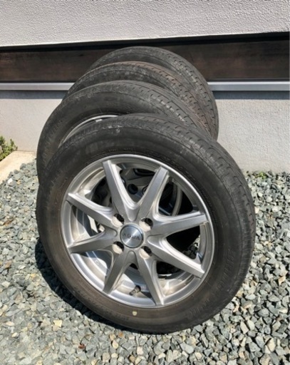 夏タイヤ・アルミホイール4本セット(155/65R14)