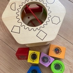 Hape ハペ シェイク＆マッチ シェイプソーター　型はめ知育玩具