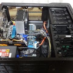 自作PC コルセアケース/ i7 2600k /GTX-660/ SSD120G/ HDD1TB/ 16G/ DVDドライブ/ Win10 Homeの画像
