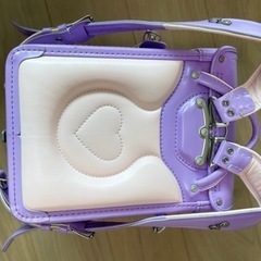 三越伊勢丹オリジナル　リトルハートランドセル　ライトパーパルの画像