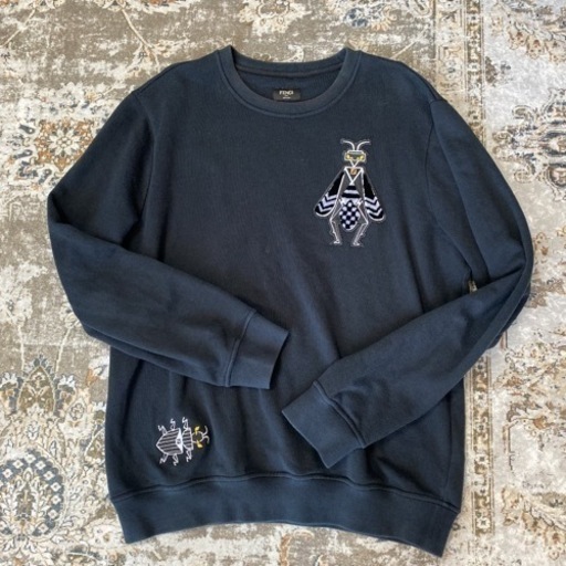 2019年購入　FENDI モンスター　パッチワッペン　スウェット　プルオーバー