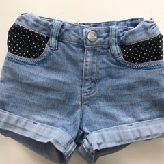 🉐女の子用半ズボン(サイズ130)3枚セット👍 500円❗️着回しに最適✨の画像