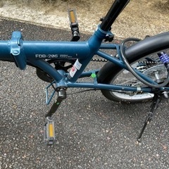 折り畳み自転車　20インチの画像