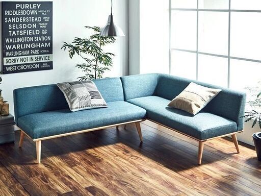 ダイニングソファ2点セット  PURI  北欧風