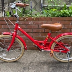 (取引中)子ども用自転車　18インチ 変速なし Norway MOSS