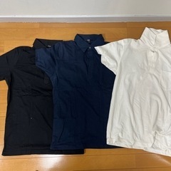 ユニクロ襟シャツ3枚セット　メンズ