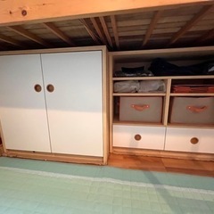 ロフトベッド・クローゼット・収納引出し付の画像