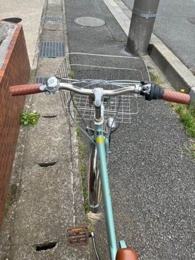 自転車 27型 6段ギア オートライト 受け渡し日限定