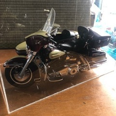 ハーレー　プラモデル完成品の画像