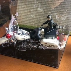 ハーレーとその他　プラモデル完成品の画像