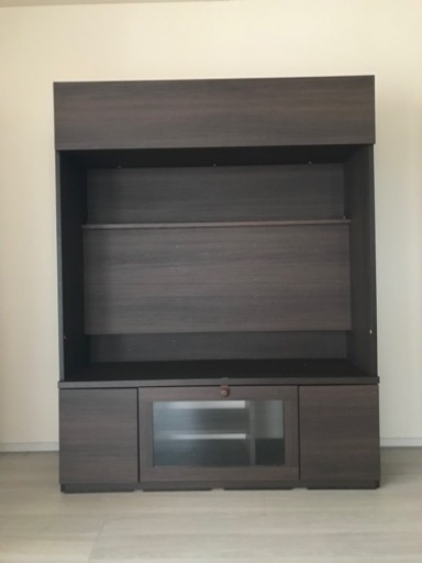 テレビボード　すえ木工ダークブラウン