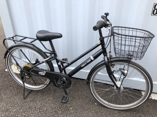 No.258 【LEDオートライト,6段変速】★激安★ 中古自転車  24インチ 軽整備済み 安い 防犯登録 町田市 麻生区 神奈川