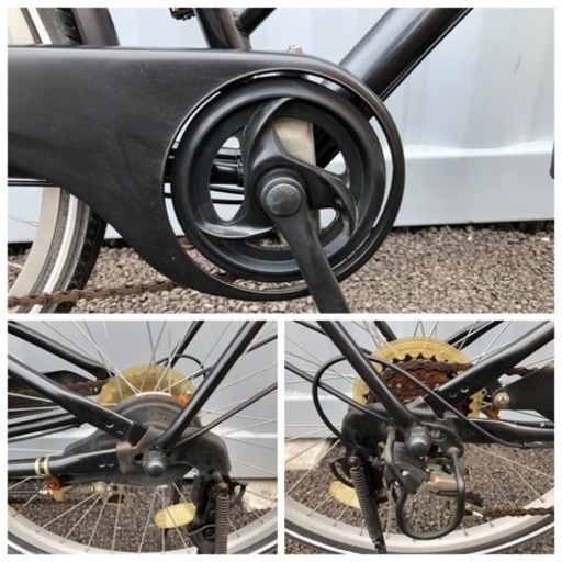 No.258 【LEDオートライト,6段変速】★激安★ 中古自転車  24インチ 軽整備済み 安い 防犯登録 町田市 麻生区 神奈川