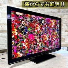 【すぐ見れる‼️】Panasonic VIERA          薄型テレビ 42型✨ PC入力&外付けHDD⭕️ 配送＆取付け無料🚛の画像