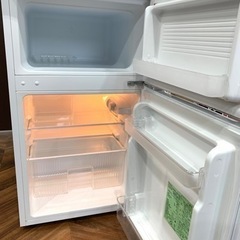 ★中古品　YAMADA 2017年製　2ドア冷凍冷蔵庫 90Lの画像