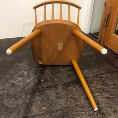 木製椅子　難ありの画像